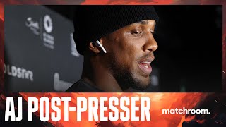 quotIll Be Fitter Stronger amp Smarterquot Anthony Joshua On Francis Ngannou [upl. by Lebam]