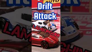 LAMBORGHINI VS MAD MIKES DRIFT ATTACK diecast hotwheels car [upl. by Ennovehc63]