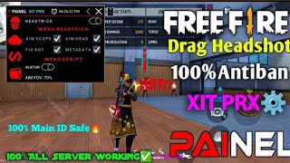 OB43 New Update XIT PRX PANEL🔥Free fire 100Antiban Drag Headshot Rank Working Mobile  New Injector [upl. by Intyrb]