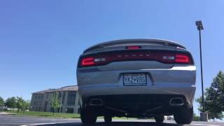 2014 Dodge Charger V6 Straight Pipe X Pipe [upl. by Netta]