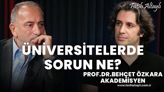 quotEn yüksek puanları aldım bütün mülakatlarda elendimquot  Prof Dr Behçet Özkara amp Fatih Altaylı [upl. by Akinit]