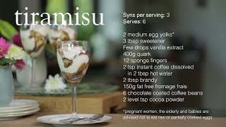 Slimming World Tiramisu recipe  3 Syns per serving [upl. by Rosemonde696]