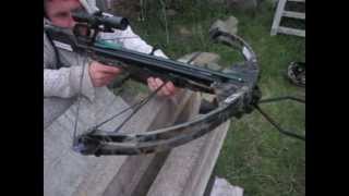 Barnett Quad 300 Crossbow shooting and sighting in [upl. by Davidoff665]