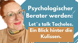 Sich als psychologischer Berater selbstständig machen Let´s talk Tacheles [upl. by Annad]