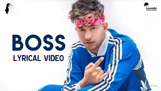 Boss  Jass Manak Video Lyrics Satti Dhillon  Latest Punjabi Song [upl. by Eillit]