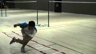 Agility Ladder Drills For Badminton [upl. by Jehanna941]