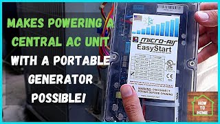 How To Install A Soft Start Kit On A Air Conditioner  Run Home AC With A Generator  MicroAir [upl. by Gnni]