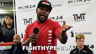 MAYWEATHER RESPONDS TO CANELO CALLING HIM OUT FOR REMATCH SAYS quotHE HAD HIS CHANCEquot [upl. by Eillim]