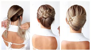 😍 8 EASY DIY Elegant Hairstyles Compilation 😍 Hairstyle Transformations [upl. by Lusa]