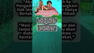 HOTMAN PARIS SAID RIZMAN NASUTION RASAIN KAU DUDUK SEBAGAI TERDAKWA news shortvideo faktaunik [upl. by Dupaix]