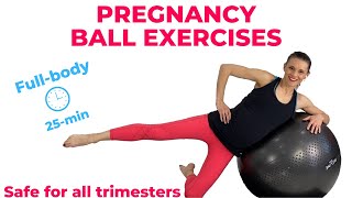 Third Trimester 15 minute Birthing Ball Workout  Powerful Pregnancy  Jane Wake [upl. by Aerdnak]