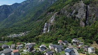 Le Cascate dellAcquafraggia piuro Valchiavenna SO da visitare [upl. by Dier]