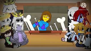 Undertale react to Glitchtale Frisk vs Betty Part 2 [upl. by Merow]