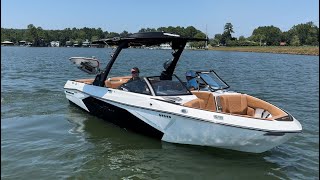 Surfing the Malibu Wakesetter 23 LSV Wave [upl. by Merwyn]