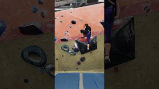 Red mantle from a while back 😊 bouldering climbing indoorclimbing boulderinggym climber [upl. by Niveek]