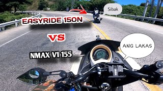 NMAX V1 SIBAK SA EASYRIDE 150N First Motovlog [upl. by Douglas]