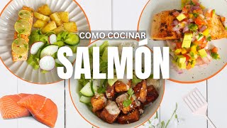 Cómo cocinar Salmón Fácil en 5 Recetas Saludables [upl. by Wardlaw]