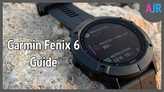 The Garmin Fenix 6 guide 16 tips for settings maps music battery data screens and Connect IQ [upl. by Yatnahs539]