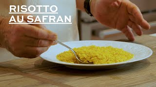 Risotto au safran  Un classique Italien à exécuter parfaitement [upl. by Pascale]