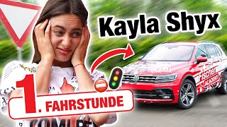 Erste Fahrstunde mit Kayla Shyx Übungsplatz 🥴  Fischer Academy [upl. by Krysta]