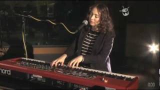 Regina Spektor covers Radiohead No Surprises on Triple J TV [upl. by Akinaj]