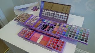 Claires Purple Mega Make Up Cosmetic Set [upl. by Eesdnyl652]