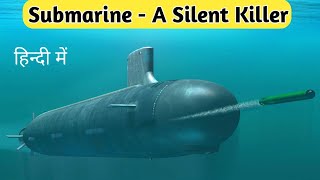 How Submarine Work  Interesting Submarine Technology Explained  In Hindi [upl. by Delamare170]