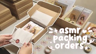 asmr packing orders  small business  Phomemo 241BT Label Printer [upl. by Ylurt]