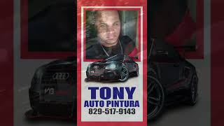 TONY AUTO PINTURA  CON EL MEJOR SERVICIO DEL MERCADO  1 829 5179143  RAPIDO BUENO Y BARATO👇👇👇 [upl. by Cristian]