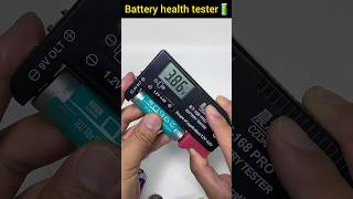 Battery tester gadget electronics coolgadgets batterytesting [upl. by Adiuqram519]