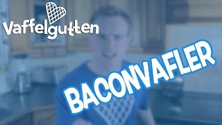 Baconvafler oppskrift  Vaffelgutten [upl. by Ailecnarf]