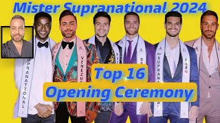 Mister Supranational 2024  Top 16  Opening Ceremony [upl. by Yup]