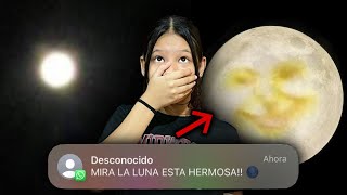 NO MIRES LA LUNA 🌑 SI TE LLEGA ESTE MENSAJE NUNCA LO ABRAS⚠️ ES MUY PELIGROSO [upl. by Ettari]