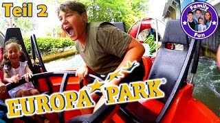 EUROPAPARK ACTION ERLEBNIS Tag 2  Adrenalin Pur in Achterbahnen  FAMILY FUN [upl. by Mercola297]