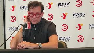 Coach Quin Snyder Post Game After Atlanta Hawks 113125 Loss vs Bulls 1192024 [upl. by Acir273]