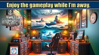 Ragnar  Im away on holiday enjoy the gameplay worldofwarships ragnar [upl. by Hailat]