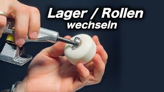 Skateboard Kugellager wechseln und Skateboard Rollen wechseln  So gehts richtig einbauen [upl. by Naed39]