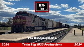 Galesburg Railfanning  111024 [upl. by Yelsna]