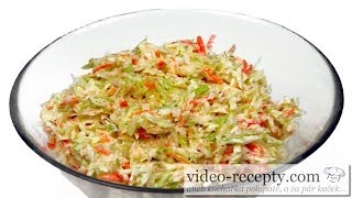 Salát Coleslaw  videorecept [upl. by Eedrahc436]