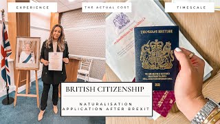 How I got British Citizenship and a British Passport 2022  NATURALISATION APPLICATION AFTER BREXIT [upl. by Daveta]