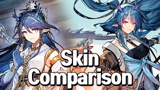 Arknights Ling 「National Geographic」 Skin VS 「It Does Wash the Strings」 Skin [upl. by Nonaihr24]