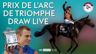 LIVE Prix de lArc de Triomphe 2024 draw [upl. by Tasha]