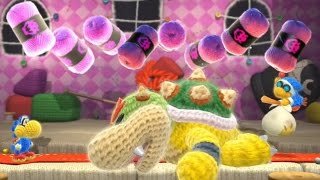 Yoshis Woolly World  All Bosses No Damage [upl. by Ylesara]