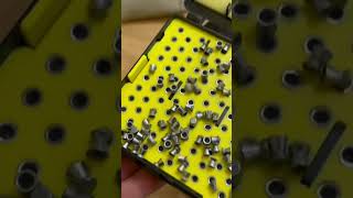 Loading up a full tray of 177 pellets for a heavy session with the Steyr Evo 10 [upl. by Ellerad]