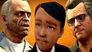 GTA 5 Movie Michael amp Trevor Babysit Franklins Kid [upl. by Delilah31]