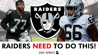 Las Vegas Raiders Should Move Dylan Parham Or Thayer Munford To RG  Raiders Offensive Line Rumors [upl. by Chilcote774]