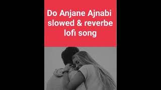 Do anjane ajnabi  slowedreverb full audio songmusiclover [upl. by Alyaj]