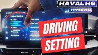 Vehicle Driving Settings in Haval [upl. by Murvyn]