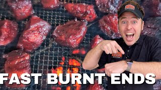 How to make BRISKET BURNT ENDS EASY and FAST in HALF THE COOK TIME 2021 [upl. by Nomar330]