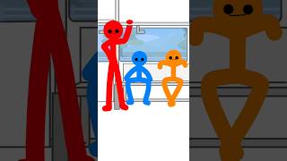 Trying not to laugh on Train  Animation Meme  shorts funnyanimations [upl. by Bethesda]